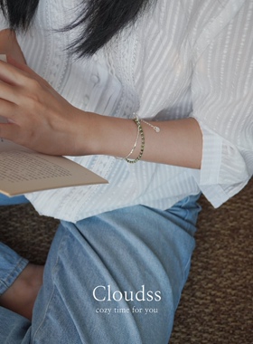 Cloudss「极光」S925纯银手工碎银子极细手链