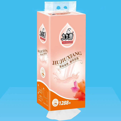 九九香大包气垫挂抽厕纸家用挂式擦手纸卫生纸巾1288张实惠装 - 图3