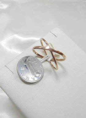 几何爱心字母紧箍咒翅膀钛钢戒指