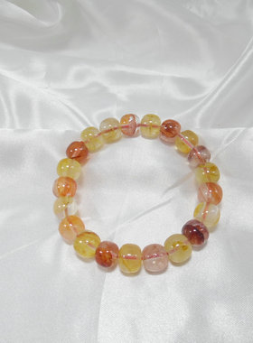 天然石手链翡翠玛瑙紫云母松紧女