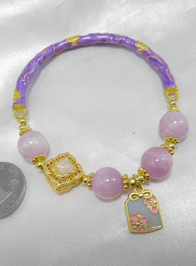 原创设计水晶手链松紧手镯天然石