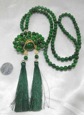 刀马旦毛衣链红玛瑙干青原创设计