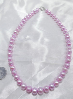 简约时尚女士天然珍珠项链锁骨链