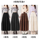 Xiangmeimei autumn and winter woolen high waist slimming skirt