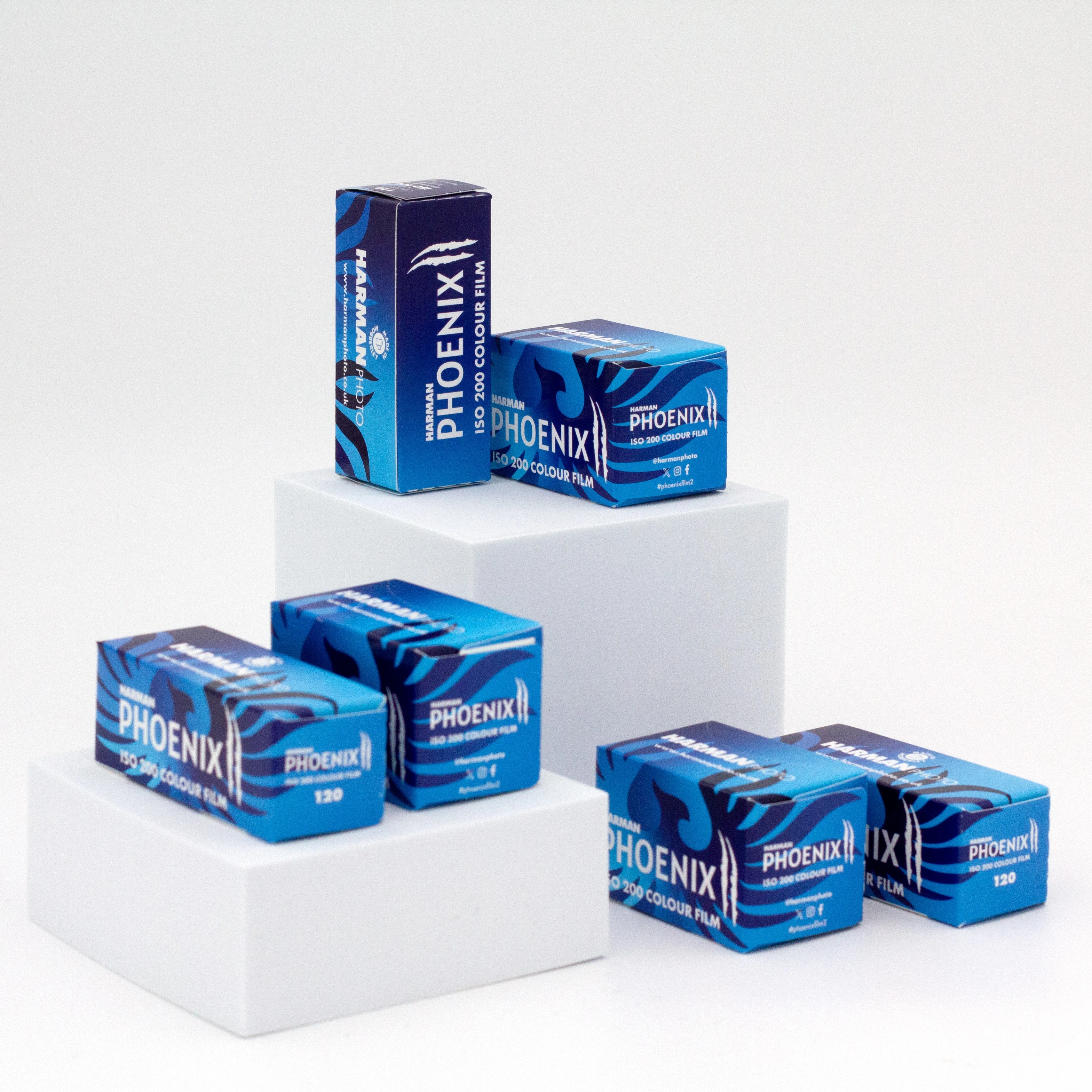 伊尔福哈曼 PHOENIX 凤凰卷 红凤凰蓝凤凰 200度 135/120彩色负片 - 图0