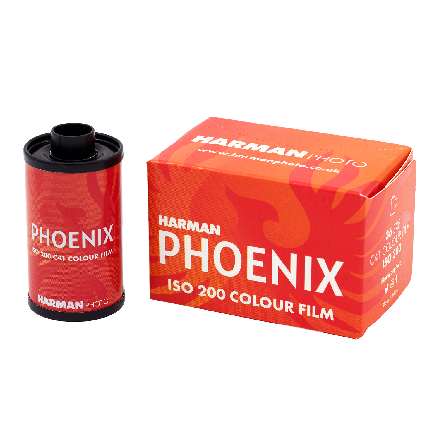 伊尔福哈曼 PHOENIX 凤凰卷 红凤凰蓝凤凰 200度 135/120彩色负片 - 图2
