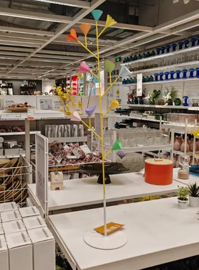 宜家夏雷克装饰品树枝装饰树铁树