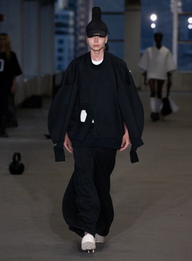 melitta baumeister PLEATED CAP SS25秀款限定褶皱堆堆抽绳帽子