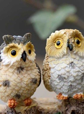 微景观摄影可爱风盆栽配饰小动物