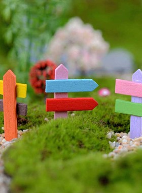 盆栽木质栅栏摄影田园风小摆件