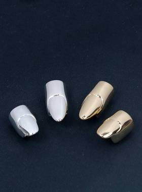 金属指甲套戒指法老ins穿戴甲护甲套 小众美甲戒指套女开口朋克