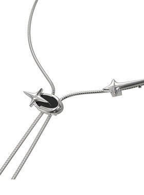 降凛系列星坠方舟项链可调节抽拉式长款小众抽绳项链女