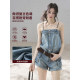 2026 Summer American Workwear Design Jumpsuit
