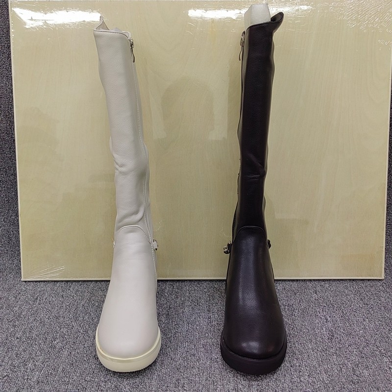 撤柜清仓处理英伦风高筒骑士靴女侧拉链皮带扣显瘦长筒靴平底圆头,淘宝优惠券,粉丝福利购,淘宝优惠卷