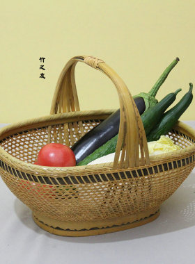 竹制品竹编工艺品家用小收纳
