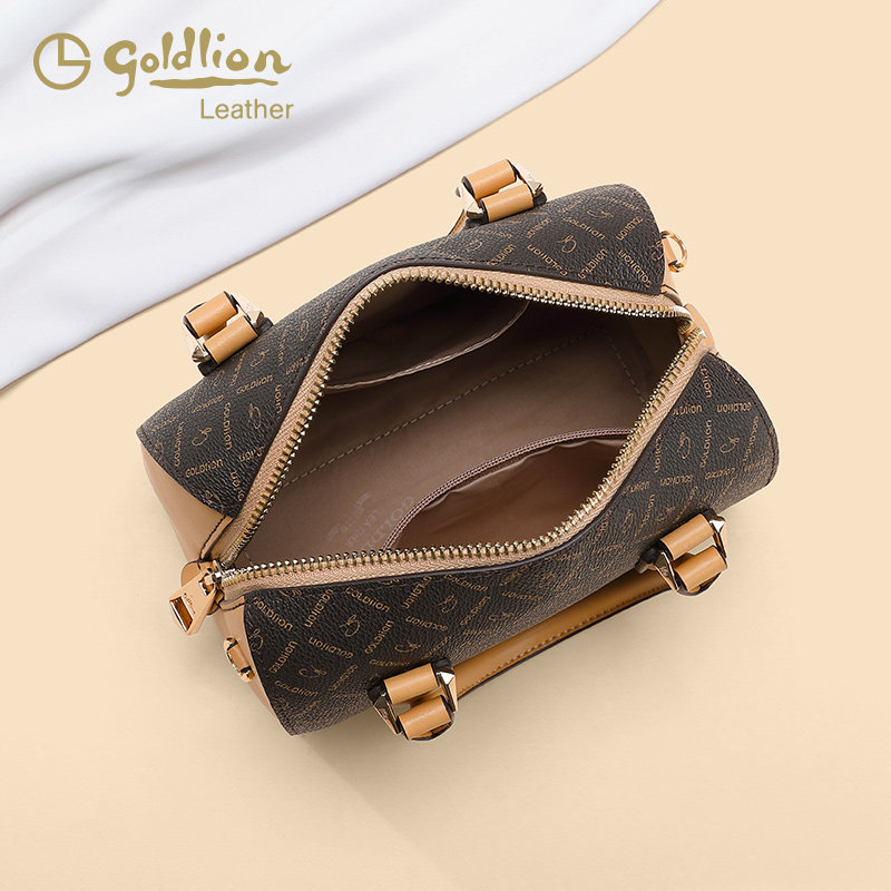 金利来2021新款单肩斜挎潮波士顿包 金利来女包女士包袋