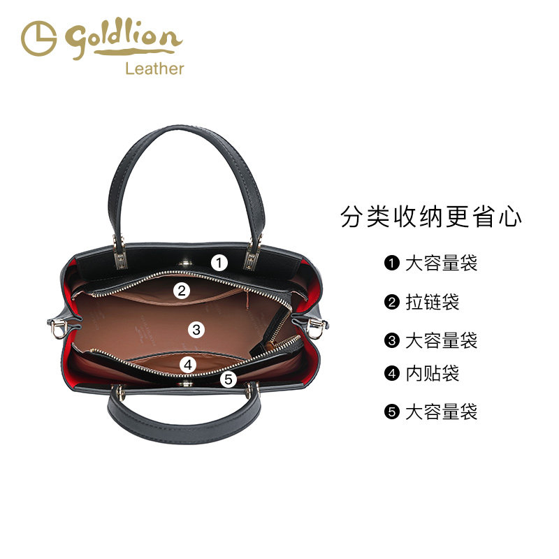 金利来2023新款单肩手提手拎斜挎包 金利来女包女士包袋