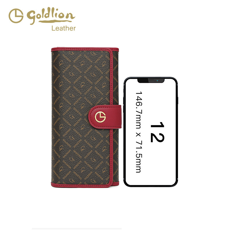 金利来2023新款零钱包长款复古女包 金利来女包钱包