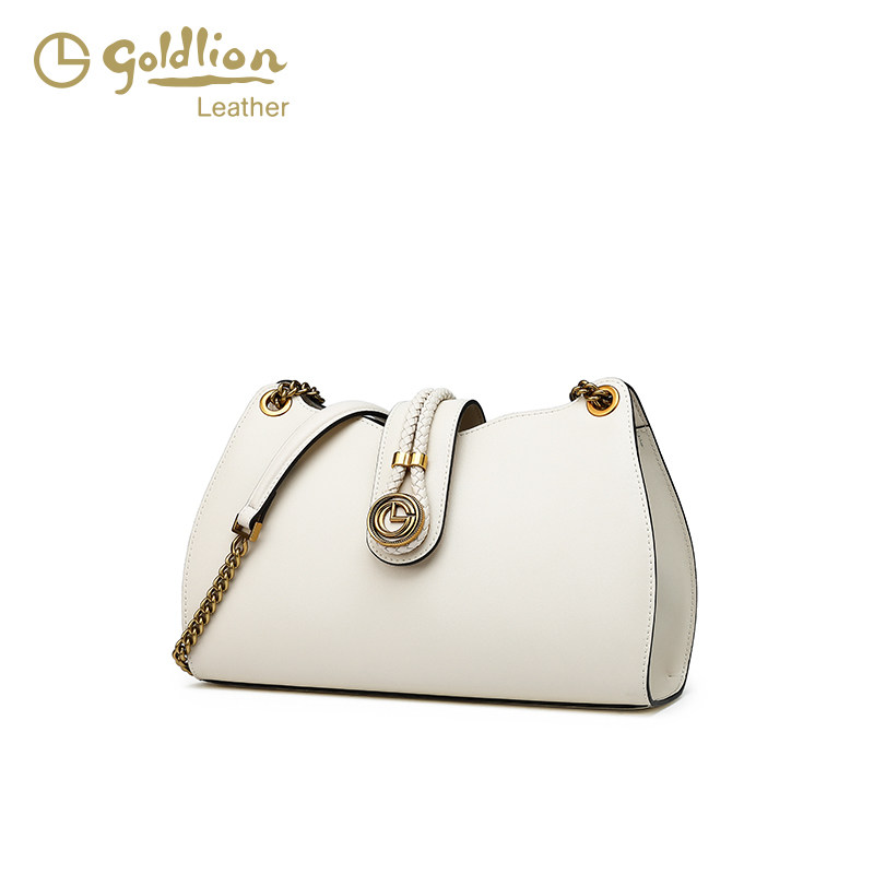 金利来2023新款真皮女士小众斜挎包 金利来女包女士包袋