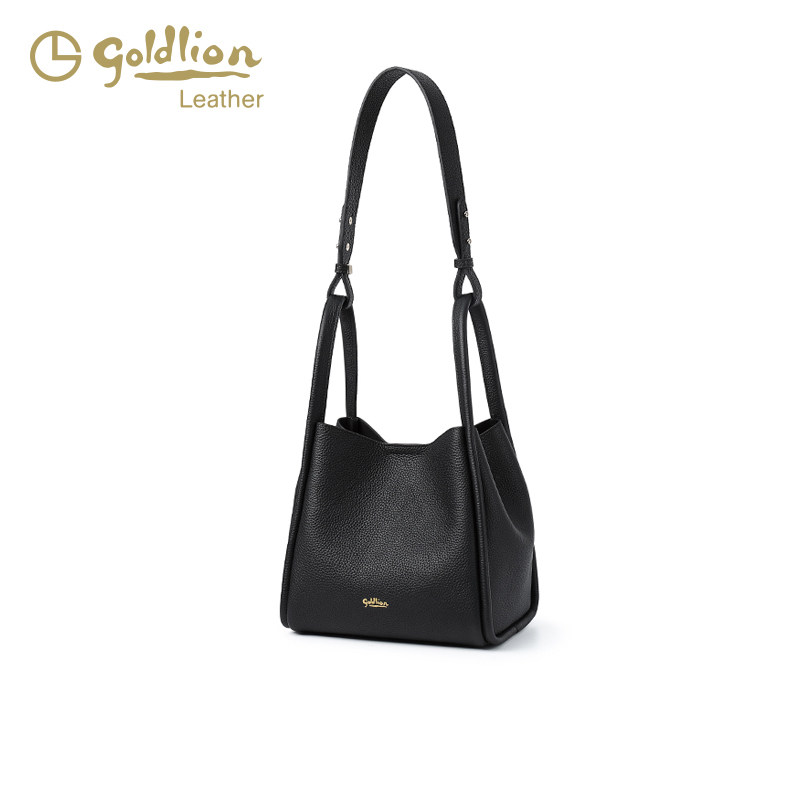 金利来女包2025年时尚新款单肩包女小众设计水桶包包菜篮子手提包,淘宝优惠券,粉丝福利购,淘宝优惠卷