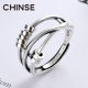 Shilai Run + Sterling Silver Korean Ring Girlfriend Style