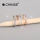 S925 sterling silver fine joint ring Student women's fashion personality full of stars light luxury niche finger finger tail ring closure