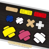 Car Creative Patch Patch Servicean Fun Electric Motorcycle Sticker Странные царапины милые кузов