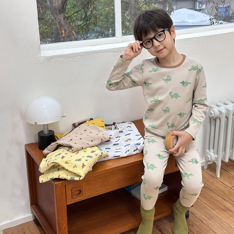 Grade 10a pure cotton boneless pajamas set
