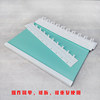 10 holes for binding clamp strips, punching and pressing edges 100 pieces