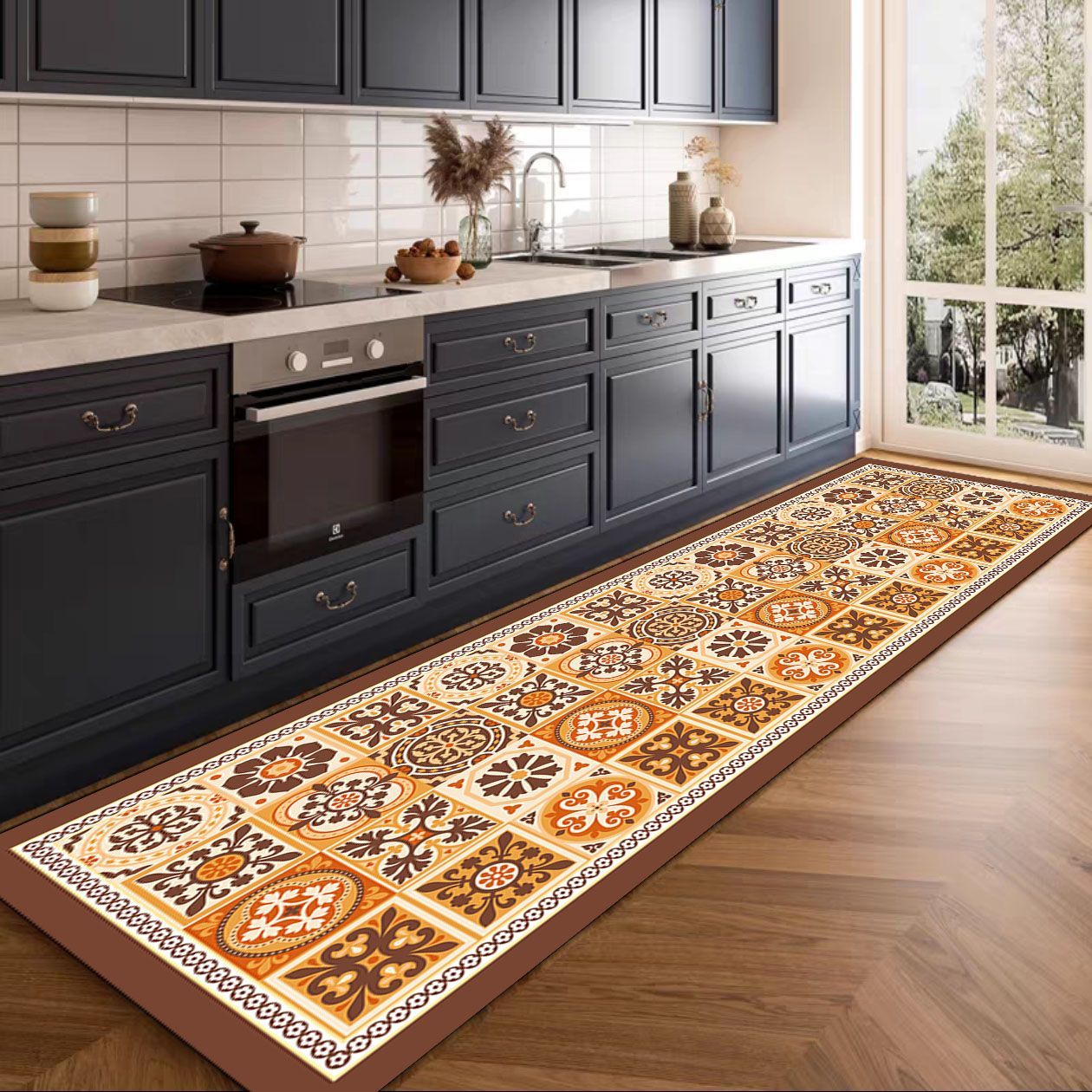 Diatom mud thickened kitchen water-absorbent, non-slip and durable