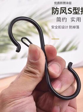新款S型挂钩挂腊肉钩厨房多功能尖钩浴室S勾宿舍学生课桌s钩子