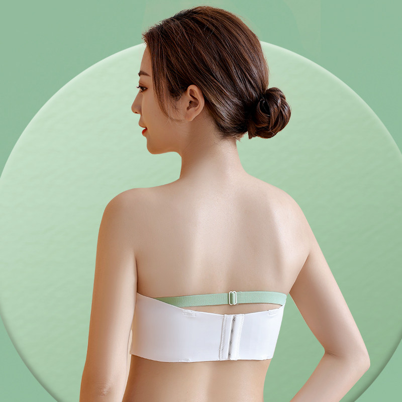 肩带夏季聚拢防滑大胸显小文胸罩 媄禾文胸