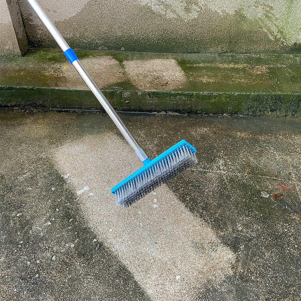 不锈钢钢丝刷地板刷子去青苔铁刷子长柄清洁刷洗地扫把钢刷硬毛刷,淘宝优惠券,粉丝福利购,淘宝优惠卷