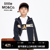 Windproof Splash Water Little Moco Child Clothing Autumn Clothing Boy Girl Outdoor Jacket Jacket Submachine Clothes Children