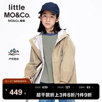 little moco child clothing autumn clothing boy anti-splash water windproof outdoor jacket jacket KBB3JKT027