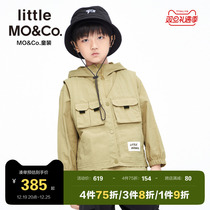 little moco child clothing spring autumn clothing boy overalls windy two jacket jacket children frock jacket