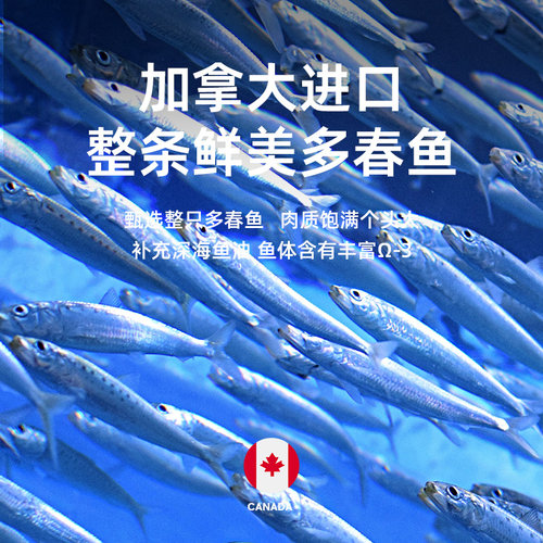 爱立方多春鱼冻干猫零食磨牙小鱼干富含深海鱼油搭配主食美毛益肤 - 图1