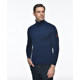 OuGLYO Leo high lapel thin pullover wool shirt