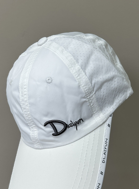 白色帽子新款夏天薄款运动鸭舌帽