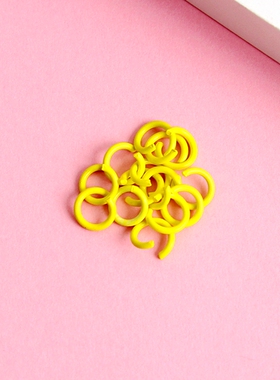 diy自制10mm8mm金属烤漆c圈挂件
