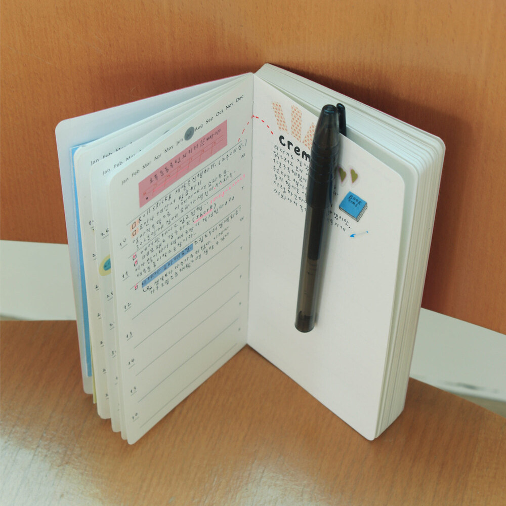 韩国Malgrecela 彩色手拿weeks周计划本 一周一页口袋日程本Handy,淘宝优惠券,粉丝福利购,淘宝优惠卷