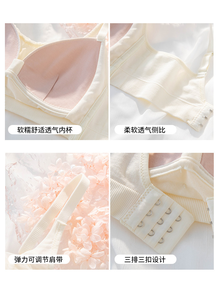 莫代尔抹胸式内衣裤女学生小文胸罩 黛莎妃文胸