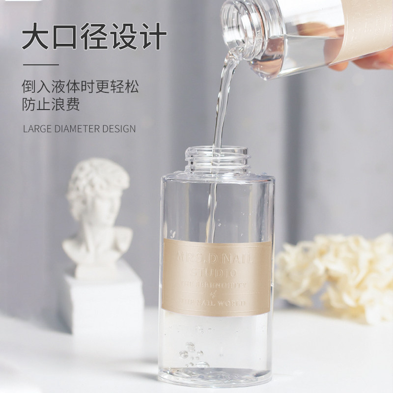 美甲清洁水按压瓶酒精清洁液清洁剂洗甲水卸甲水大瓶分装空瓶用品,淘宝优惠券,粉丝福利购,淘宝优惠卷