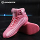 Professional wrestling shoes for men and women, high-top boxing shoes, fighting training shoes, boots, Muay Thai fighting fitness mesh Sanda shoes