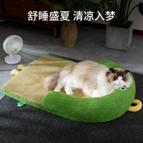 Коврик для домашних животных может быть отделен летом летом, кошачьей коврики летом летом, кошачьей кровати универсальна во всех сезонах