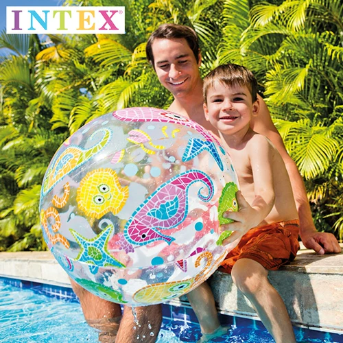 INTEX Пляжная игрушка для раннего возраста для игр в воде, надувной воздушный шар, мяч для водного поло