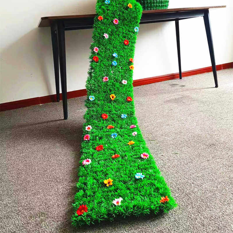 仿真草坪假绿植带花隔断植物墙塑料装饰绿草皮垫地毯造景摆设厂家,淘宝优惠券,粉丝福利购,淘宝优惠卷