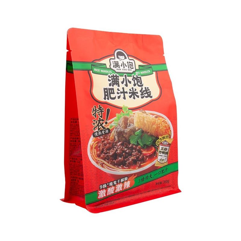 肥汁满小饱米线310g袋装方便米线港式小宝速食酸辣汤米粉夜宵零食 - 图3
