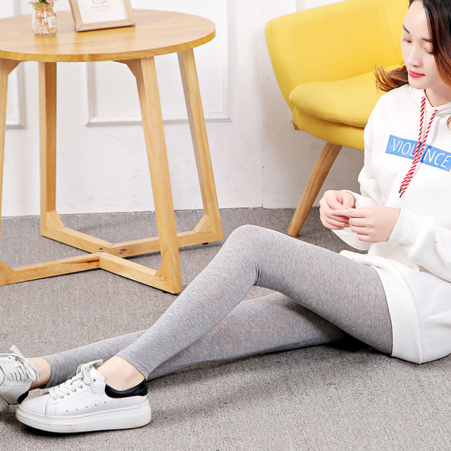 Modal women's leggings thin large size slim autumn pants