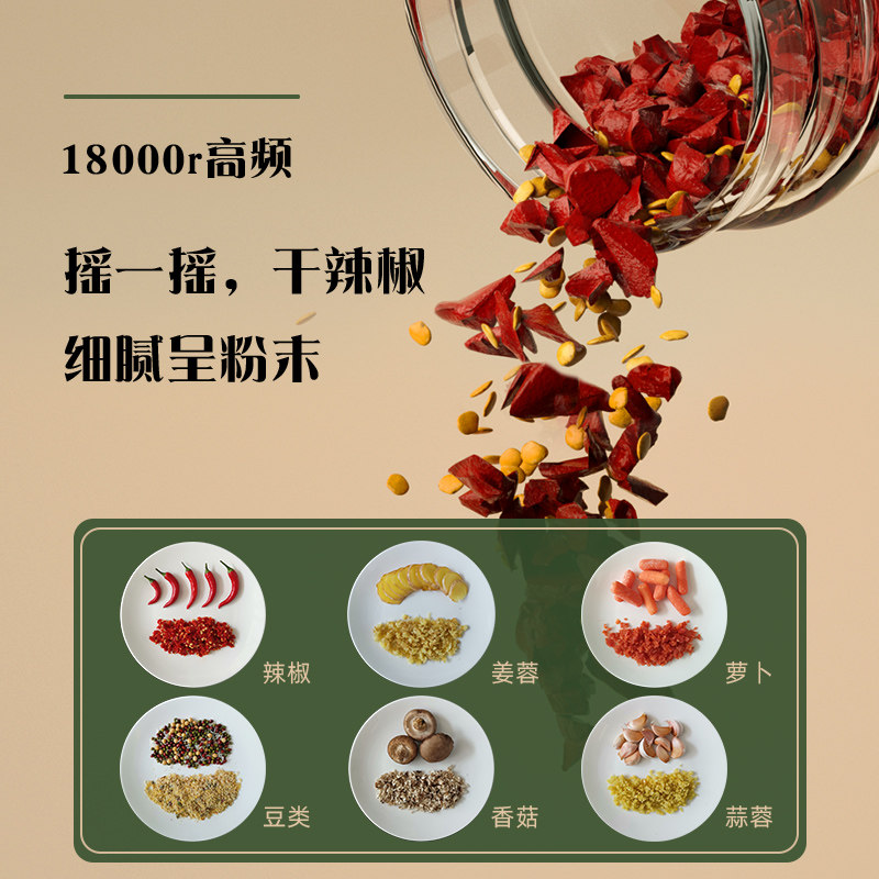 中科电榨汁机电动小型多功能蒜泥杯 中科电厨电榨汁机